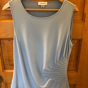 Calvin Klein Baby Blue Blouse - Size L